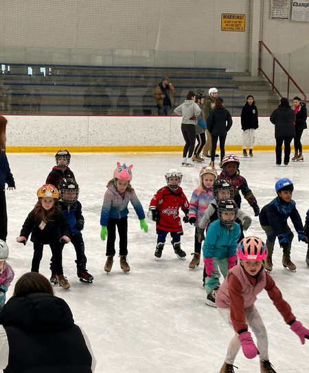 Children on an Ice Rink