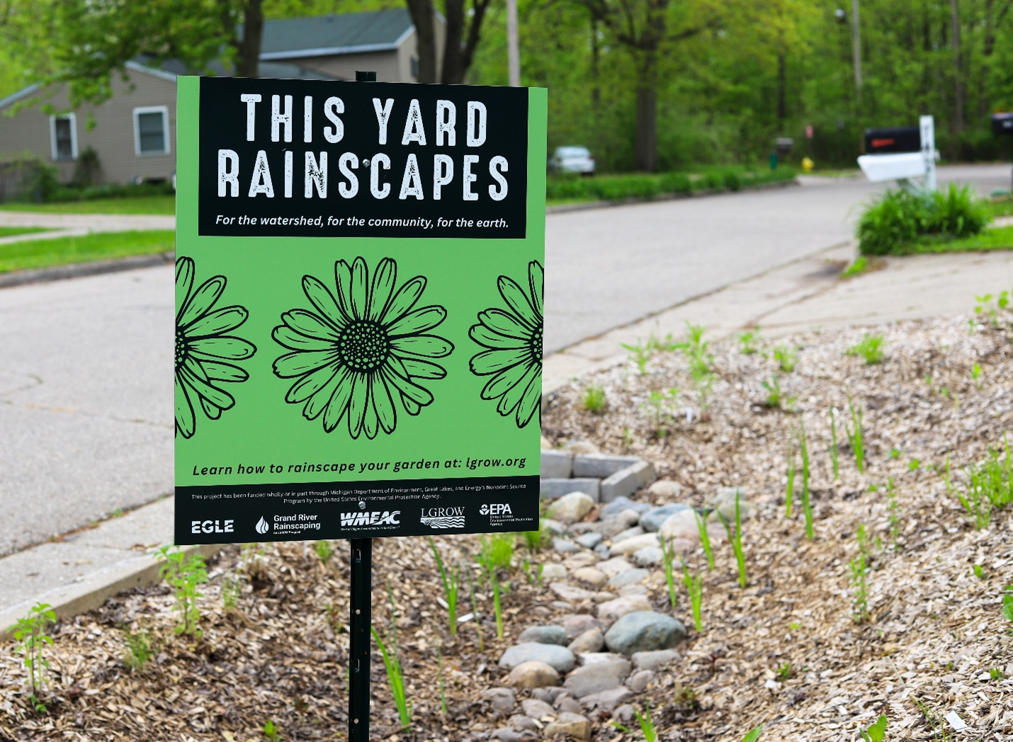 Rainscape Informational Signage
