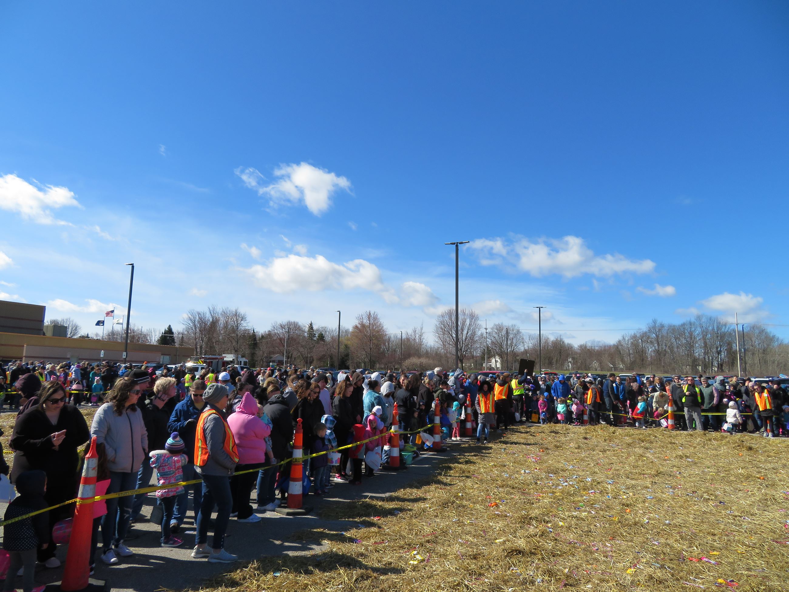 Kids at the Easter Egg Hunt